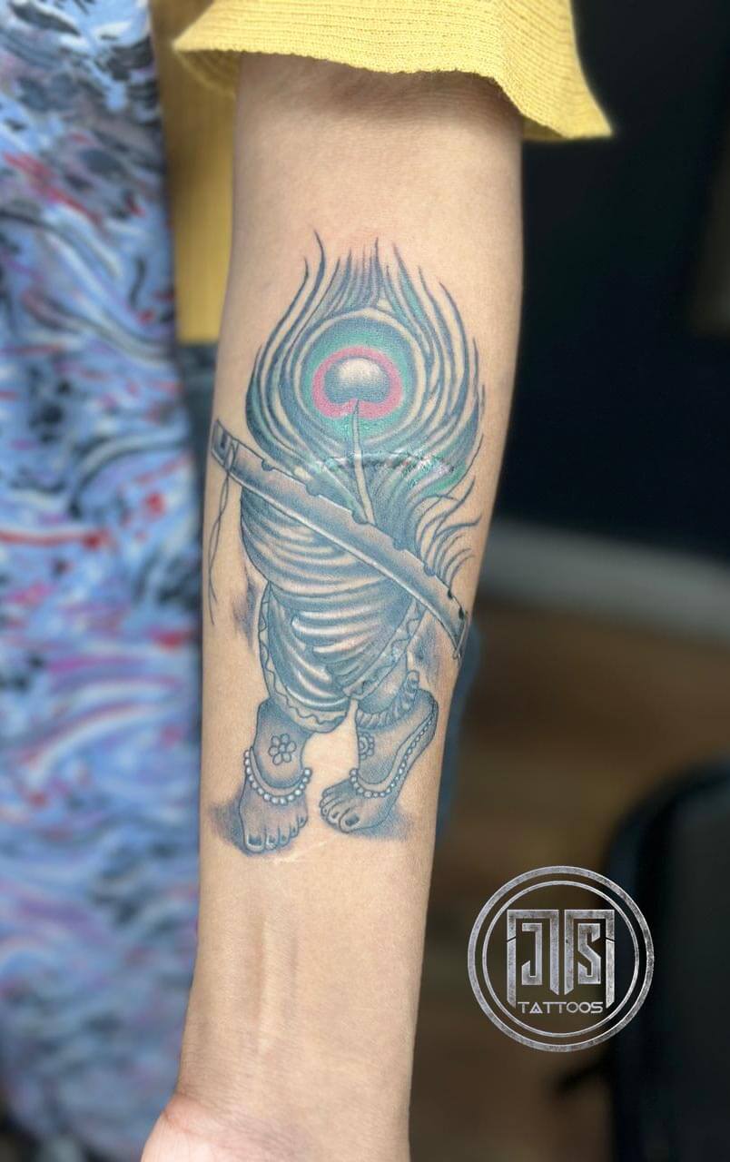 Krishna cover up tattoo specialist West Delhi